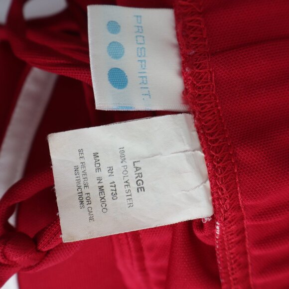 Women's Size L Maroon Athletic Pants Wide Waistband Tie at Waist - Picture 8 of 8